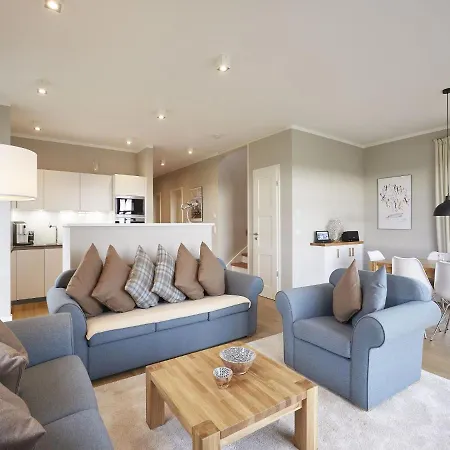 Prázdninový dům Reetland Am - Luxus Reetdachvilla Mit 3 Schlafzimmern, Sauna Und Kamin F12