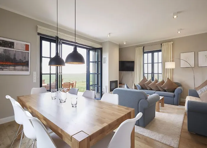 Reetland Am - Luxus Reetdachvilla Mit 3 Schlafzimmern, Sauna Und Kamin F12 *